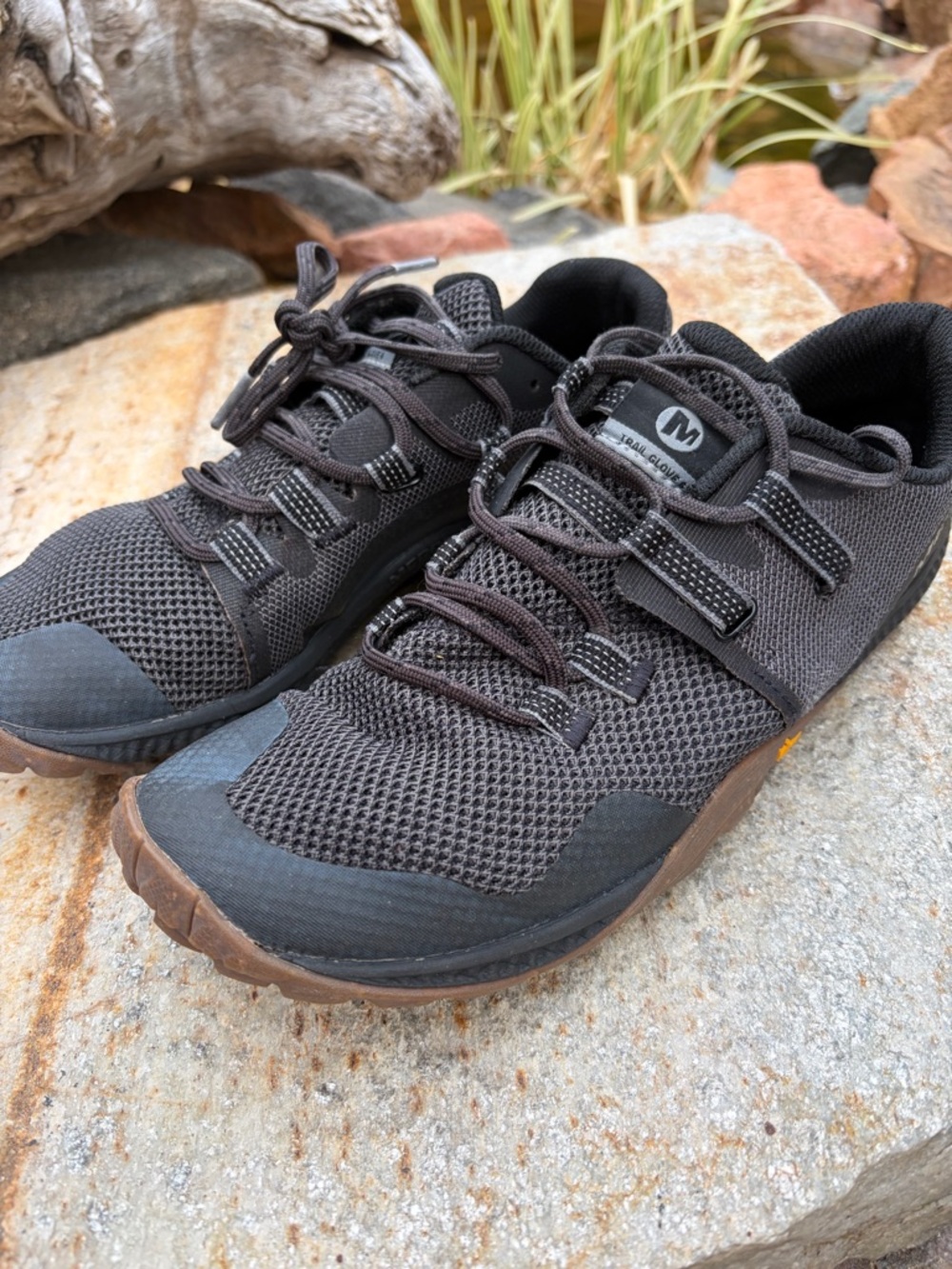 Merrell Trail Glove Mens 8 Black Minimalist Barefoot Vibram